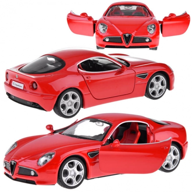 Metalowy model auta Alfa Romeo 8C Competizione skala 1:32