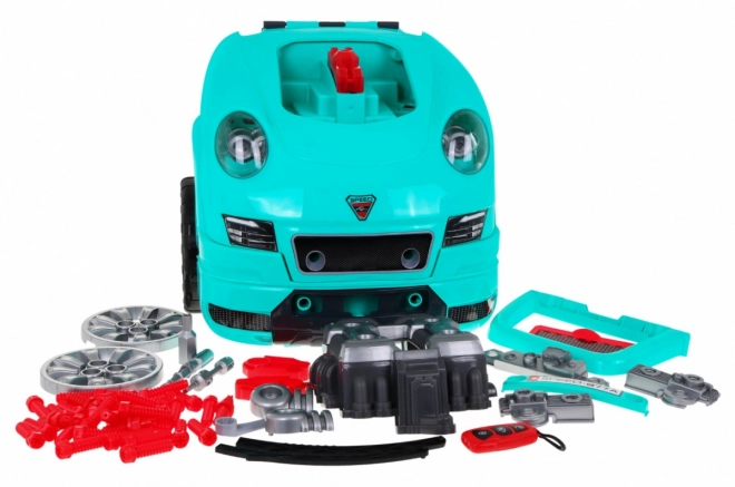 DIY Motor Master - zestaw dla małego mechanika niebieski