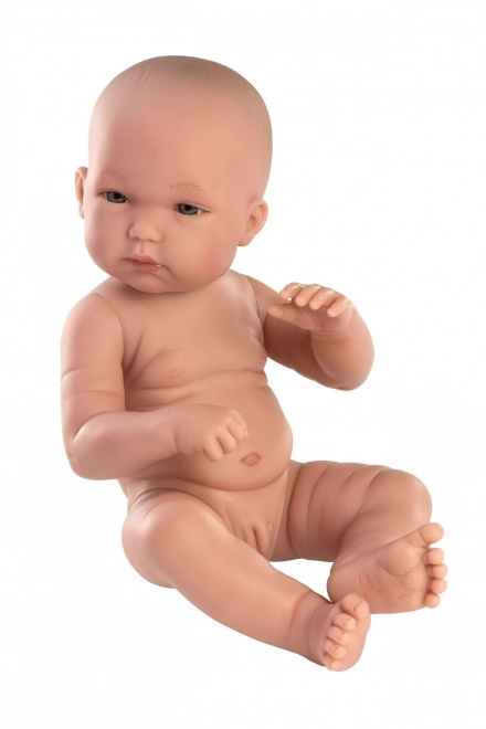 Llorens 63501 NOWO NARODZONY CHŁOPCZYK - realistyczna lalka niemowlę z całkowicie winylowym ciałem - 35 cm