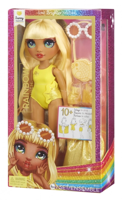 Rainbow High modna lalka Swim Style Sunny Yellow