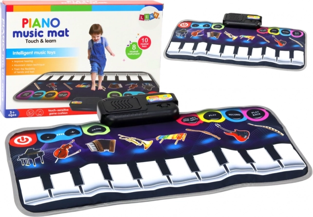 Edukacyjna muzyczna mata Pianino Instrumenty muzyczne