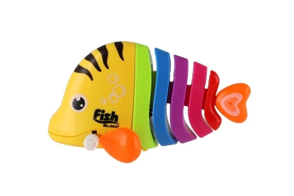 Rybka/Ryba na kluczyk plastikowa 11cm mix kolorów 14szt w pudełku