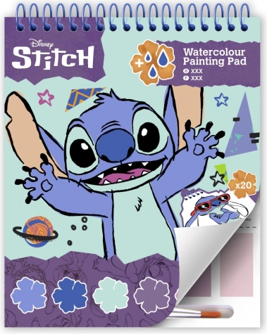 Lilo i Stitch blok z kolorowankami i farbami