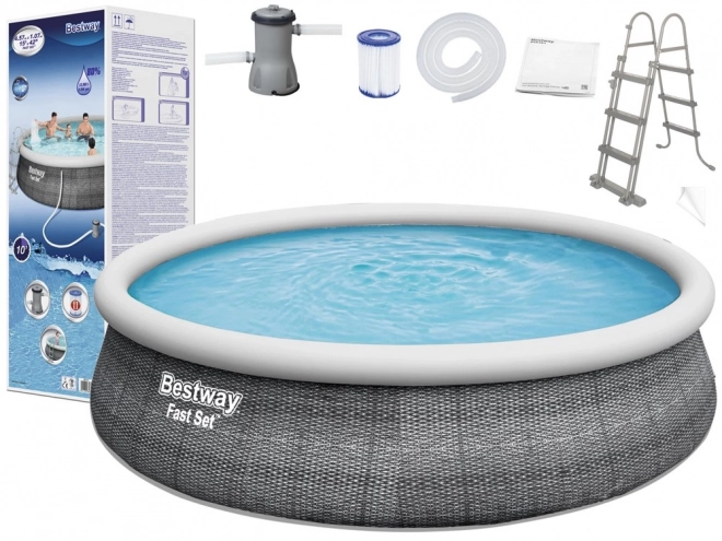 Basen dmuchany Bestway Fast Set 457 x 107 cm