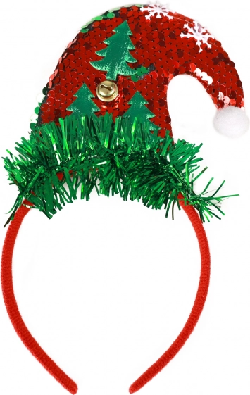 Świąteczna opaska Santa