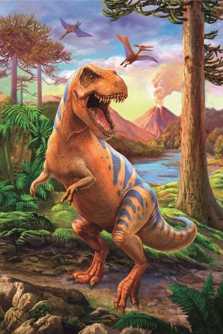 TREFL Puzzle Niesamowite dinozaury: Tyrannosaurus 54 elementów