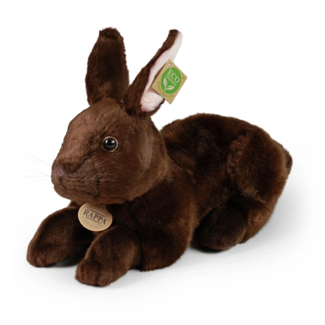 Pluszowy królik brązowy leżący 36 cm ECO-FRIENDLY
