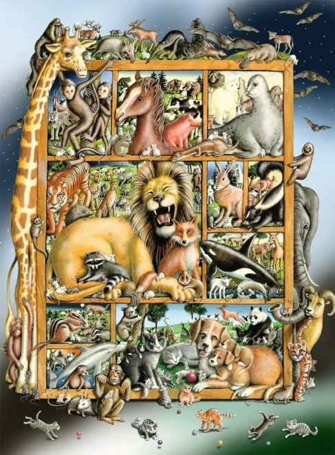 Puzzle Ravensburger Zwierzęca menażeria XXL 100 elementów