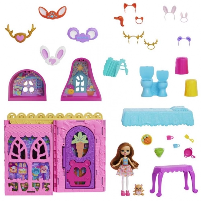 Domek dla lalek Enchantimals Friendship house z meblami i akcesoriami