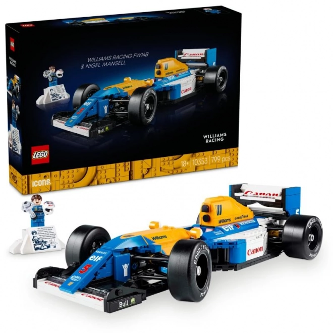 LEGO Icons 10353 Williams Racing FW14B z Nigelem Mansellem