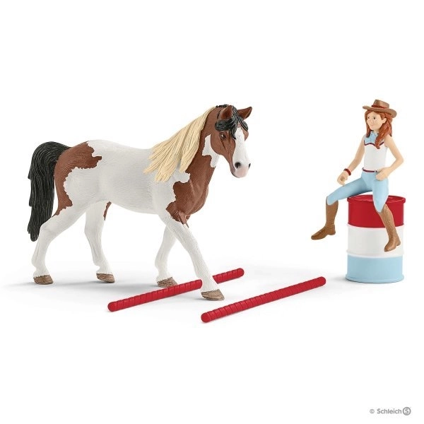 SCHLEICH Horse Club® 42441 Hannah i zestaw jeździecki na western