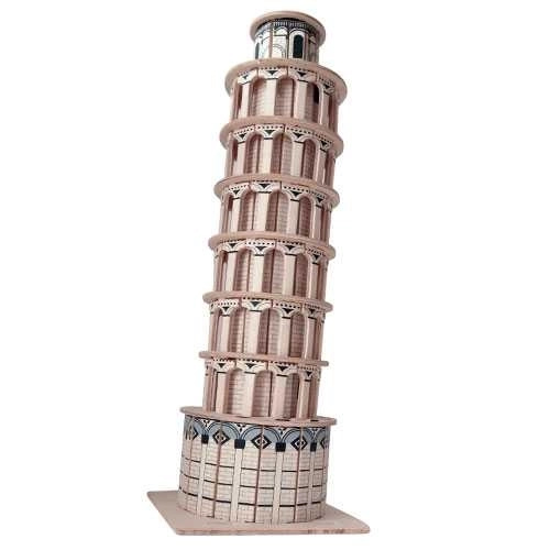 Woodcraft Drewniane 3D puzzle słynnej budowli - Krzywa Wieża