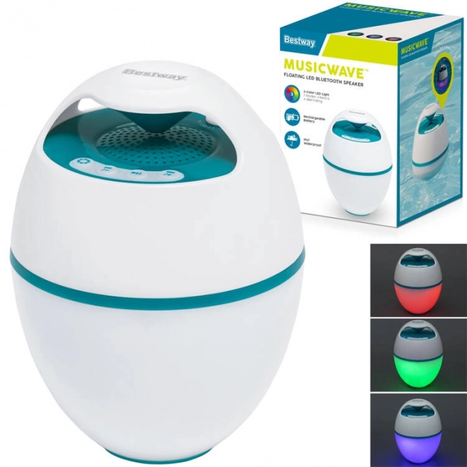Przenośny pływający głośnik Bestway MusicWave™ z Bluetooth i światłem LED