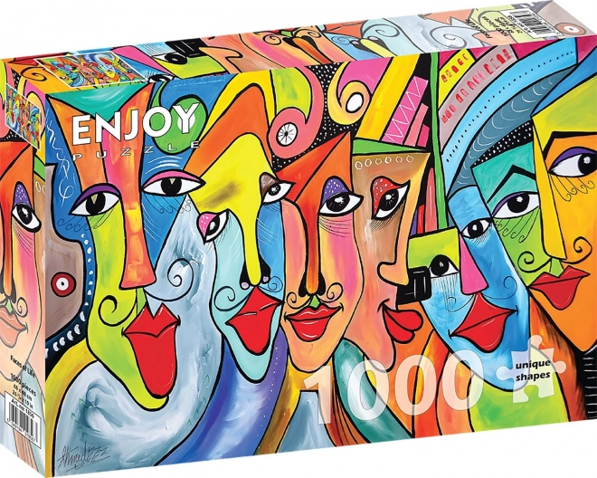 Puzzle Twarze Życia 1000 elementów