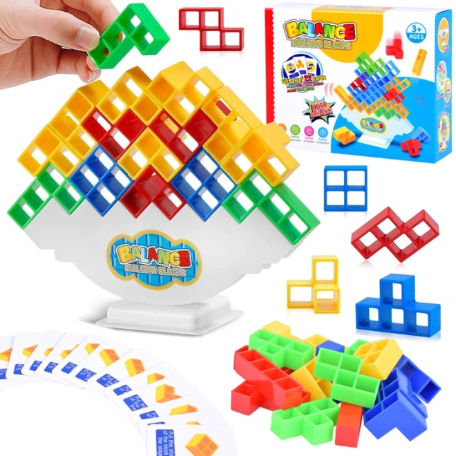 Klocki balansujące Wieża Tetris Gra 3D