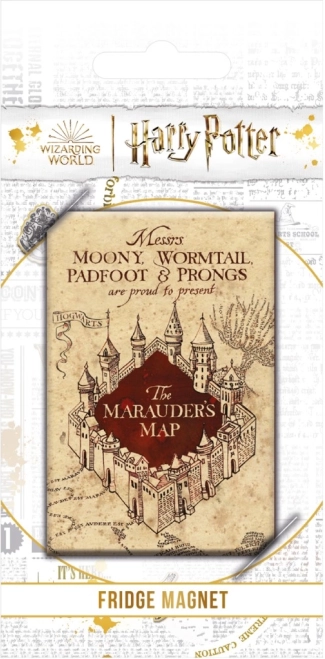 Magnes Harry Potter Huncwoci – Mapa Huncwotów
