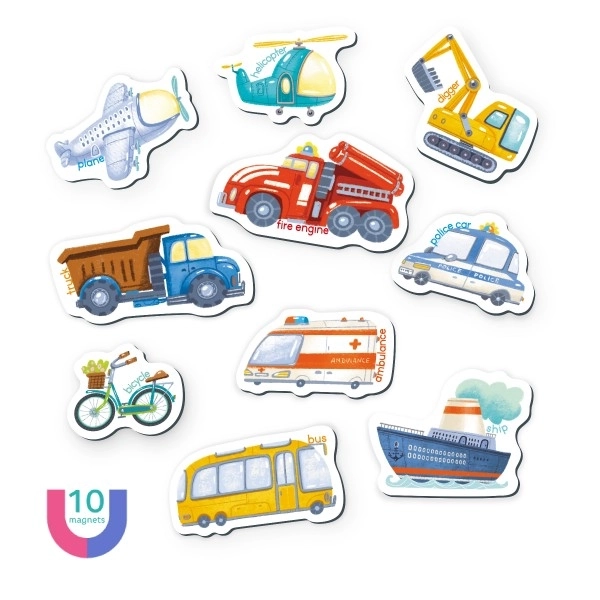 Magnetyczna gra Transport dla dzieci