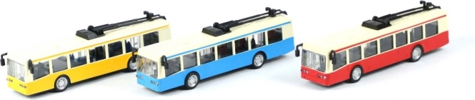 Zabawka – Zabawny trolejbus z funkcją pull-back