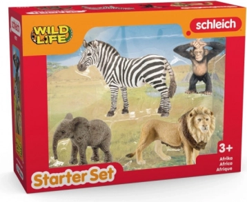 Zestaw 4 figurek WILD LIFE – zwierzęta afrykańskie