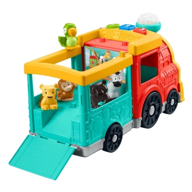 Edukacyjny pociąg ze zwierzątkami Fisher Price Little People