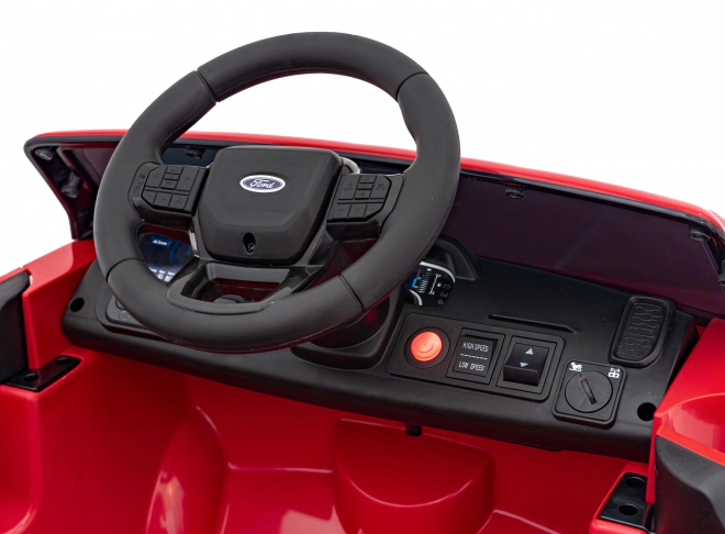 Dziecięcy elektryczny samochodzik Ford Ranger czerwony