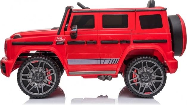Dziecięcy samochód na akumulator Mercedes G63 czerwony