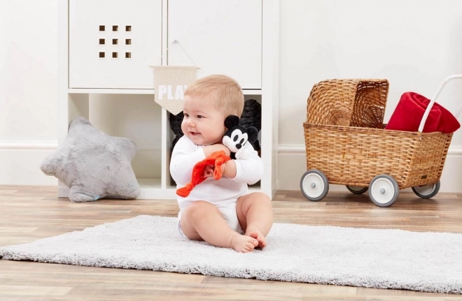 Tęczowy Pluszowy Śpioszek Mickey Mouse
