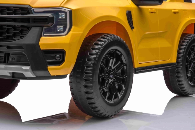 Dziecięcy elektryczny samochód Ford Ranger Lift żółty