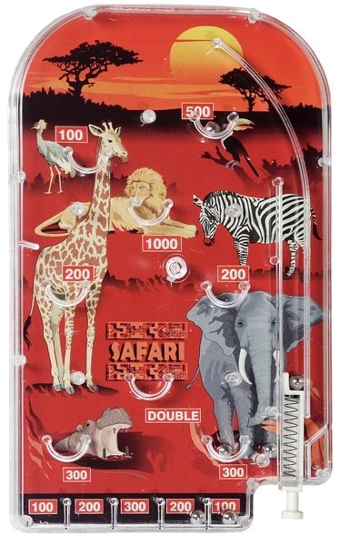 Pinball Tivoli zwierzątka gra towarzyska łamigłówka 19x21cm w woreczku