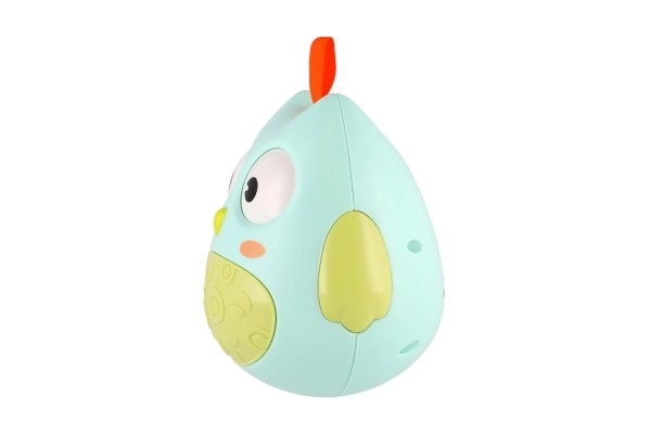 Roly Poly sowa plastikowa 11cm z dźwiękiem w pudełku 14x16x12cm 6m+