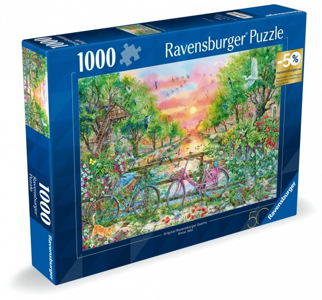 Puzzle RAVENSBURGER Kola w Amsterdamie 1000 elementów