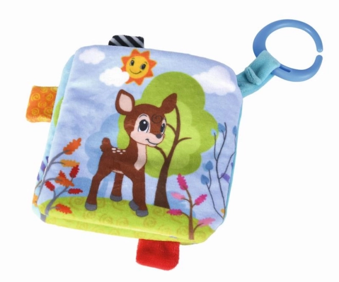 Puszysta książka z leśnymi zwierzątkami - 17 cm
