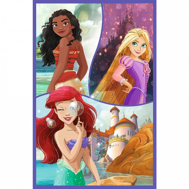 Puzzle 3x80 Księżniczki Disney Przyjaciółki Trefl