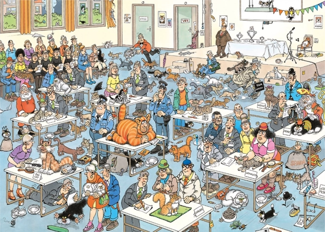 JUMBO Puzzle JvH Kocia Rewia 2000 elementów
