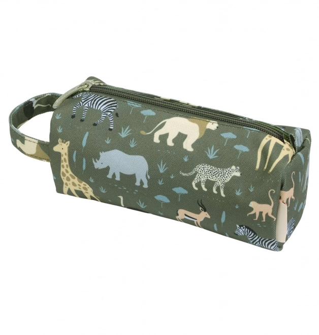 A Little Lovely Company Etui na kredki – Zvířata ze savany
