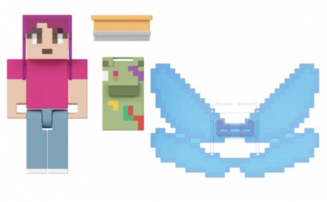 Figurka przewodnik Minecraft, fartuch artystyczny