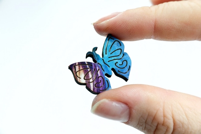 EscapeWelt Drewniane puzzle luminescencyjne Motyl 500 elementów