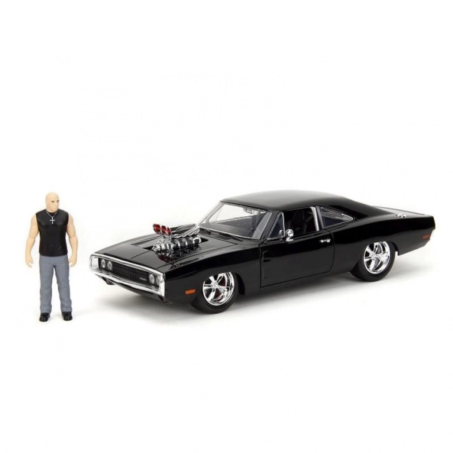 Szybcy i wściekli auto 1970 Dodge Charger 1:24 + figurka Dominica Toretta