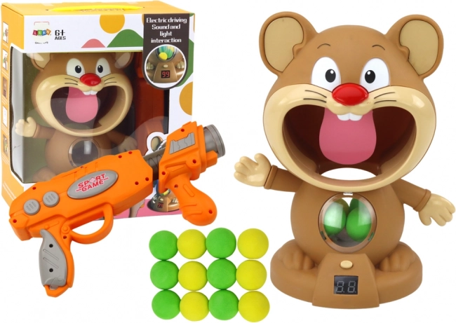 Chomik strzelecki gra Handgun Balls