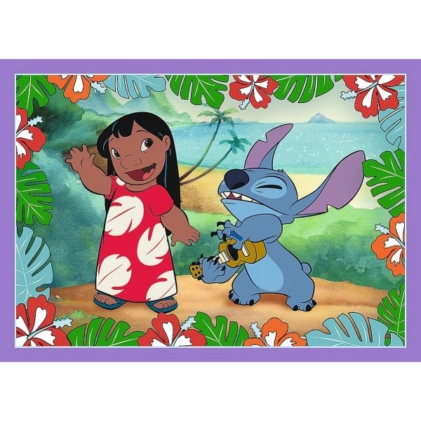 Puzzle Lilo & Stitch 4w1 Szalony dzień Trefl