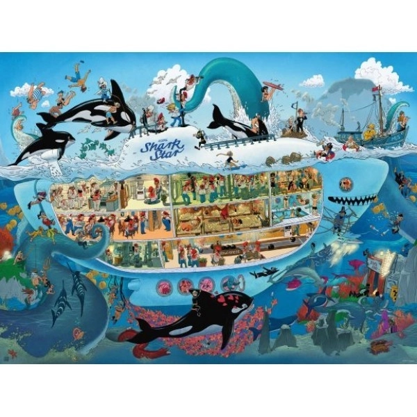 HEYE Puzzle Zabawa w łodzi podwodnej 1500 elementów