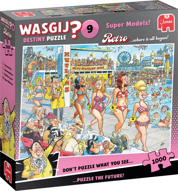 Wasgij Przeznaczenie 9: Super Modelki Puzzle 1000 Elementów