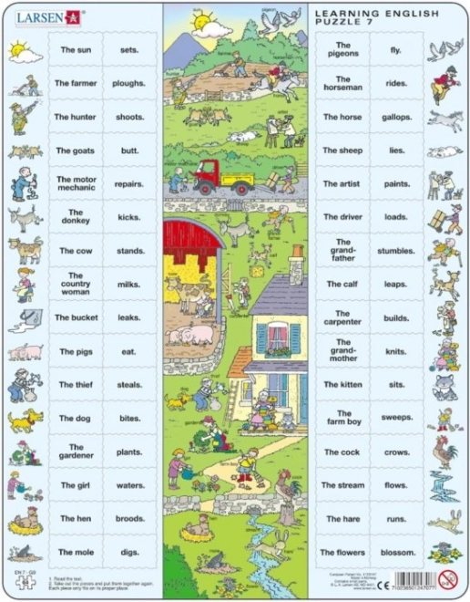 Puzzle Angielski na wsi 64 elementy