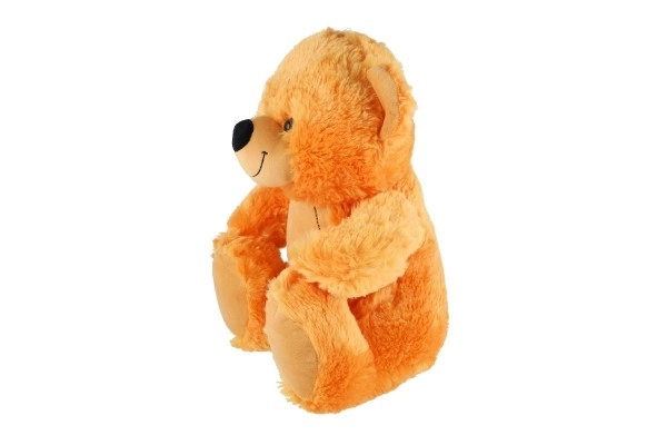 Niedźwiedź siedzący pluszowy 38 cm beżowy w woreczku 0+