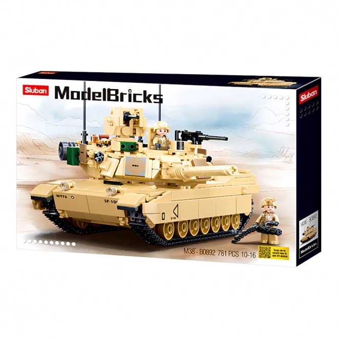 Sluban Model Bricks M38-B0892 Czołg bitewny M1A2 Abrams