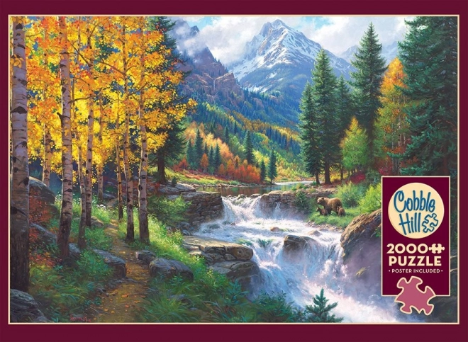 Puzzle Wzniosła Góra Rocky Mountain 2000 elementów