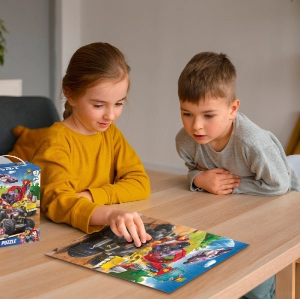 Puzzle z motywem Psi Patrol: Ratunek na kółkach