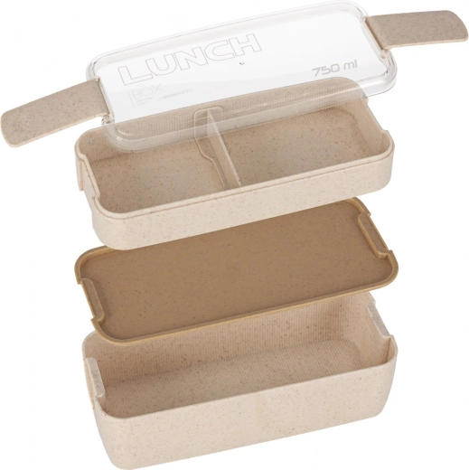 Dwuwarstwowe rozwiązanie bento z przegródkami