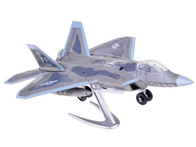 Klocki Budowlane Myśliwiec F-22