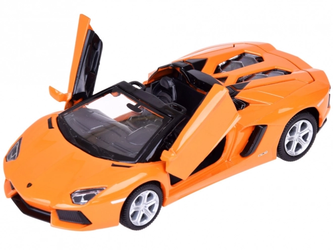 Metalowy model samochodu Lamborghini Aventador Roadster 1:32 interaktywny